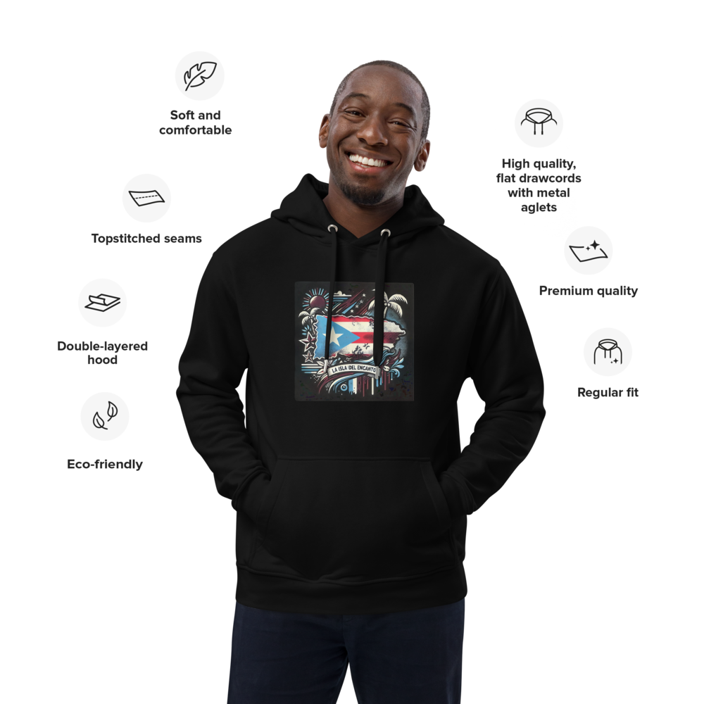 Puerto Rico Men's Hoodie FA'APA GRAPHICS