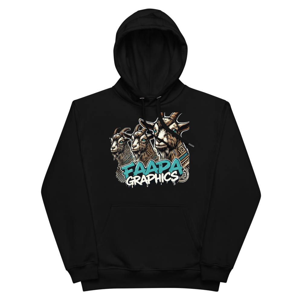 Goat Graphic Men's Hoodie FA'APA GRAPHICS