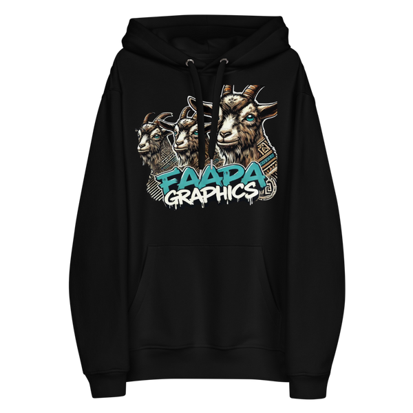 Goat Graphic Men's Hoodie FA'APA GRAPHICS