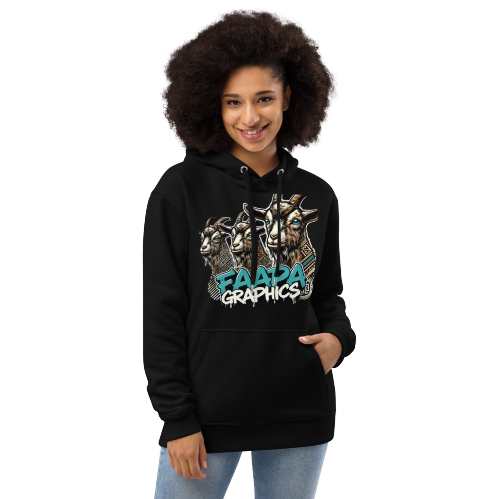 Goat Graphic Women's Hoodie FA'APA GRAPHICS