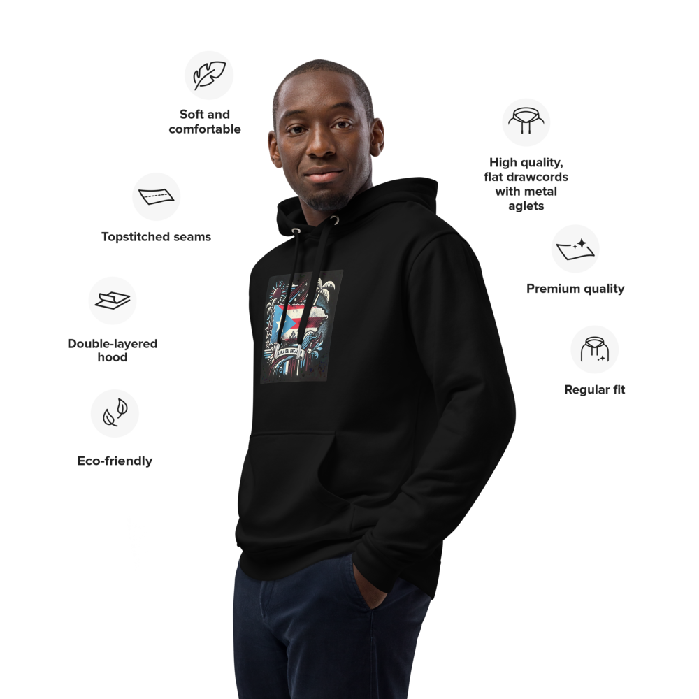 Puerto Rico Men's Hoodie FA'APA GRAPHICS