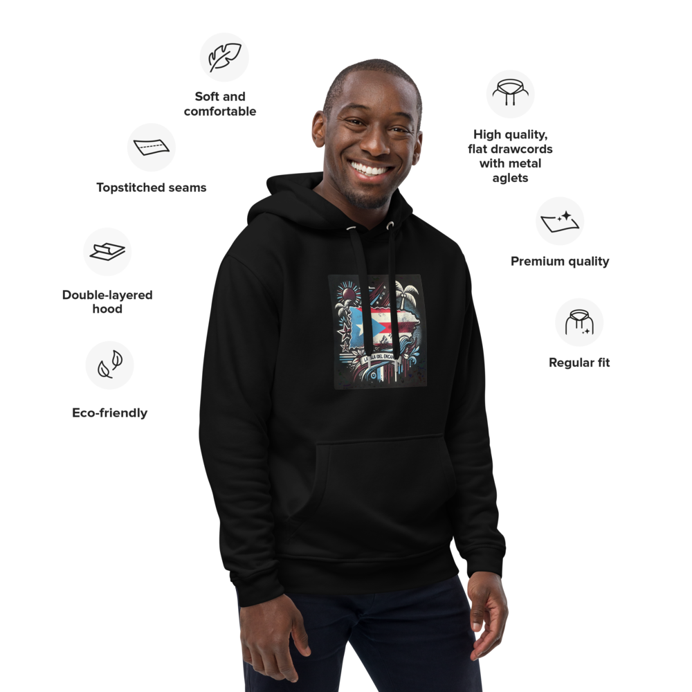 Puerto Rico Men's Hoodie FA'APA GRAPHICS
