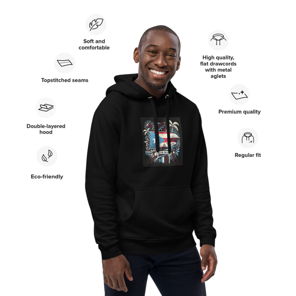 Puerto Rico Men's Hoodie FA'APA GRAPHICS