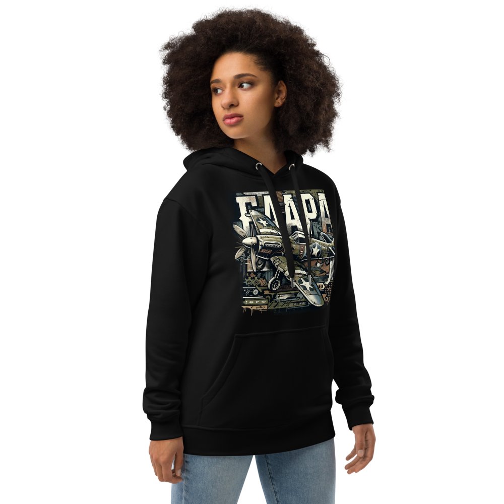 P-51 Mustang Women's Hoodie FA'APA GRAPHICS