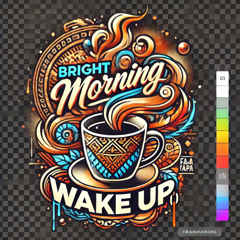 Custom dtf coffee designs FA'APA GRAPHICS