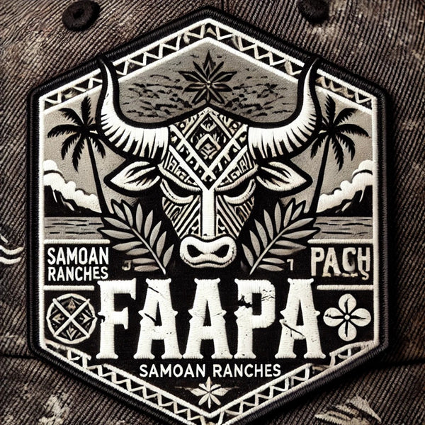 custom embroidered polo t shirts with a blend of polyester cotton left chest patch also discounts for company logos and bulk purchases. FA'APA GRAPHICS