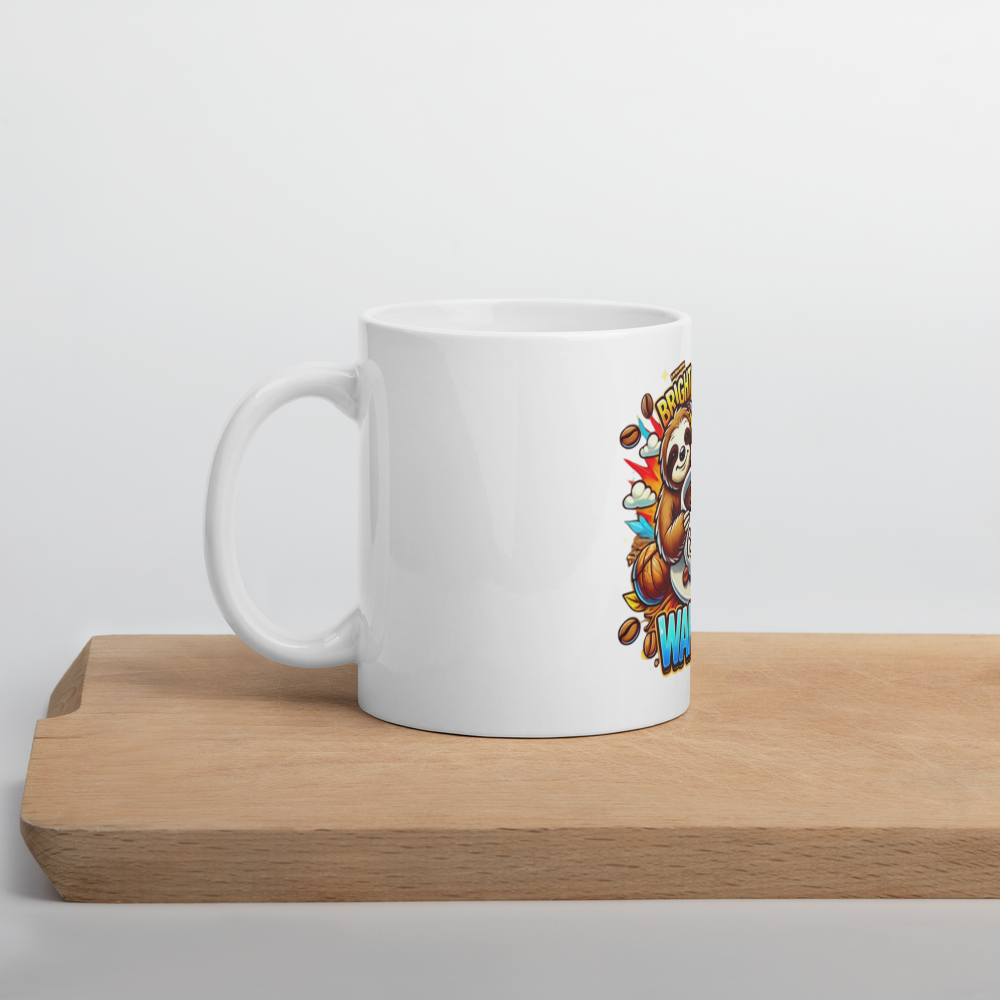 Morning Sloth Mug FA'APA GRAPHICS