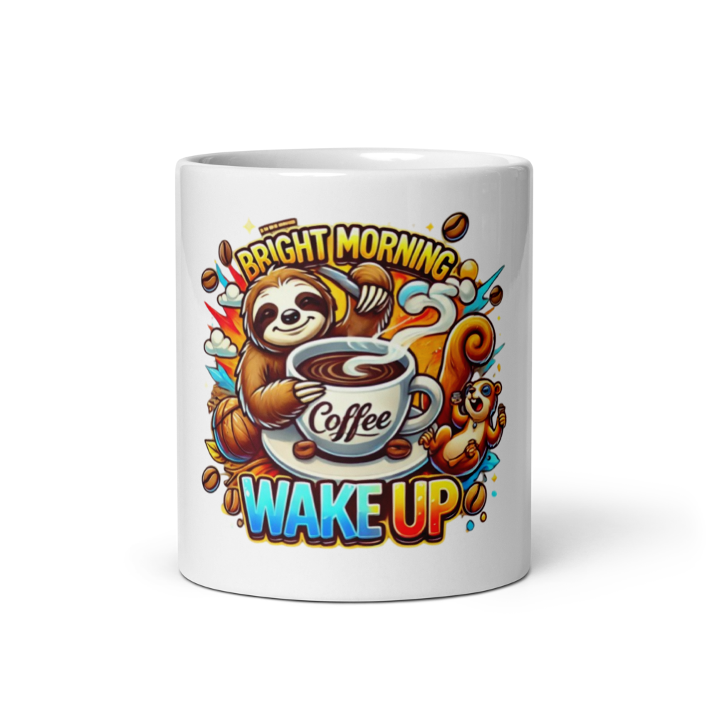 Morning Sloth Mug FA'APA GRAPHICS