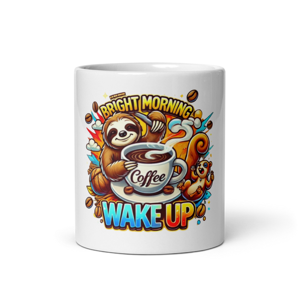 Morning Sloth Mug FA'APA GRAPHICS