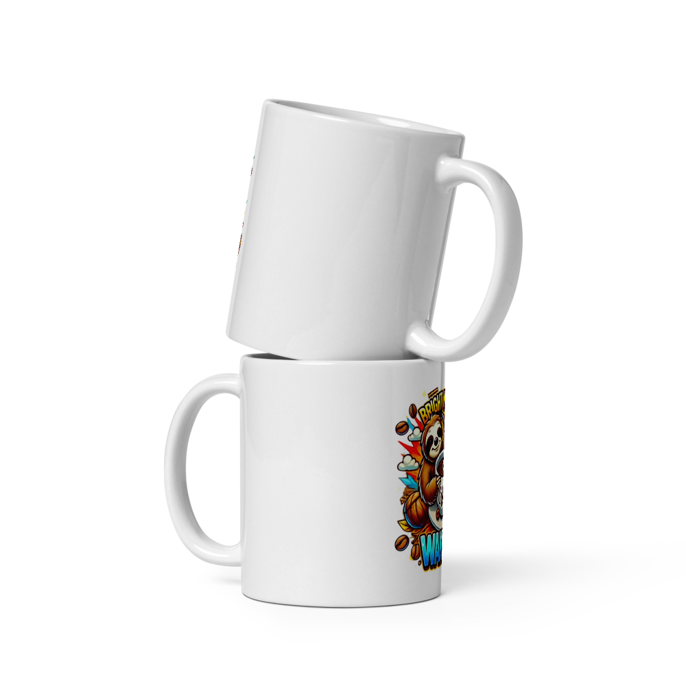 Morning Sloth Mug FA'APA GRAPHICS