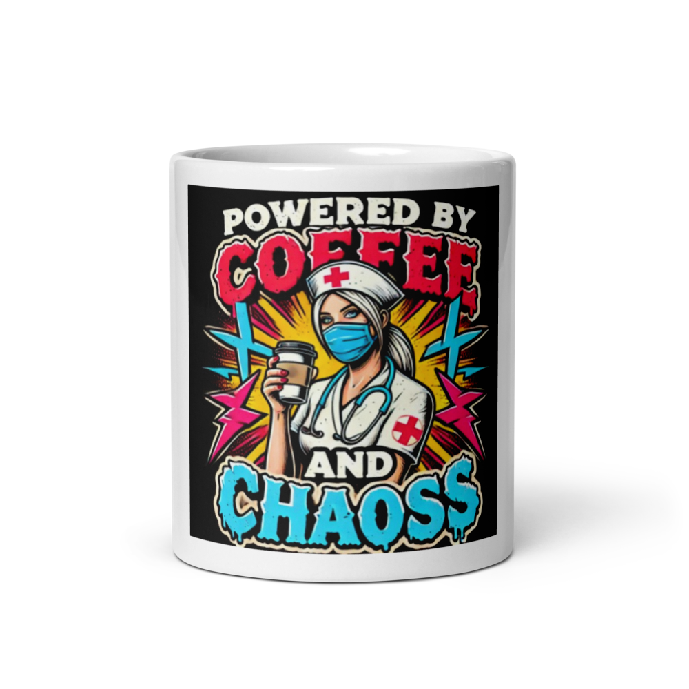 Nurse Coffee Chaos Mug FA'APA GRAPHICS