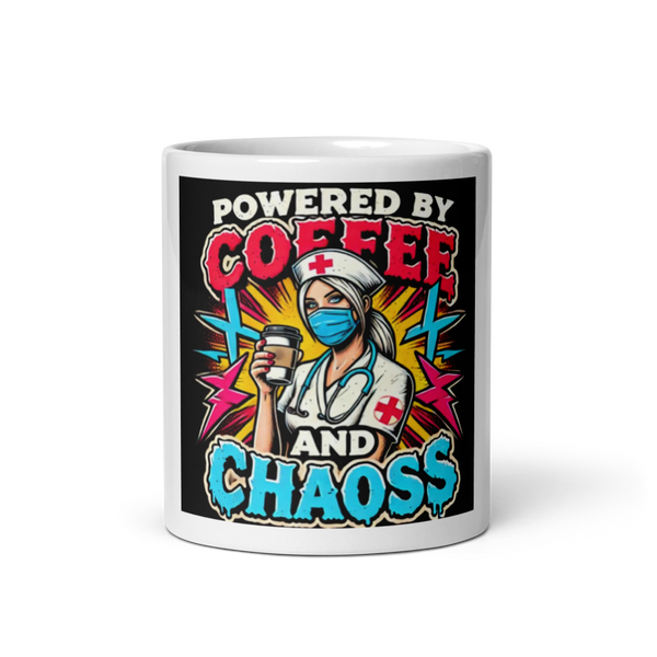 Nurse Coffee Chaos Mug FA'APA GRAPHICS