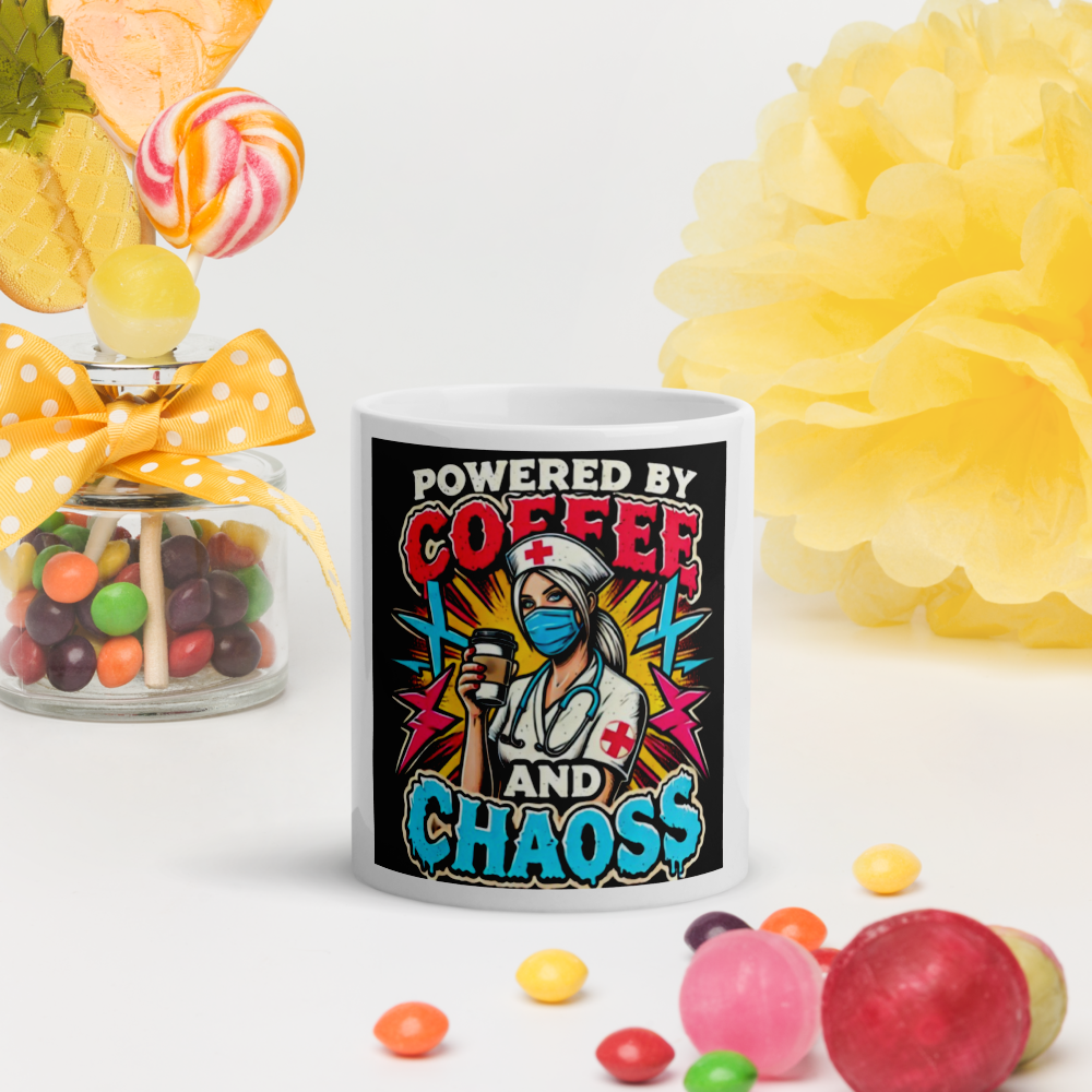 Nurse Coffee Chaos Mug FA'APA GRAPHICS