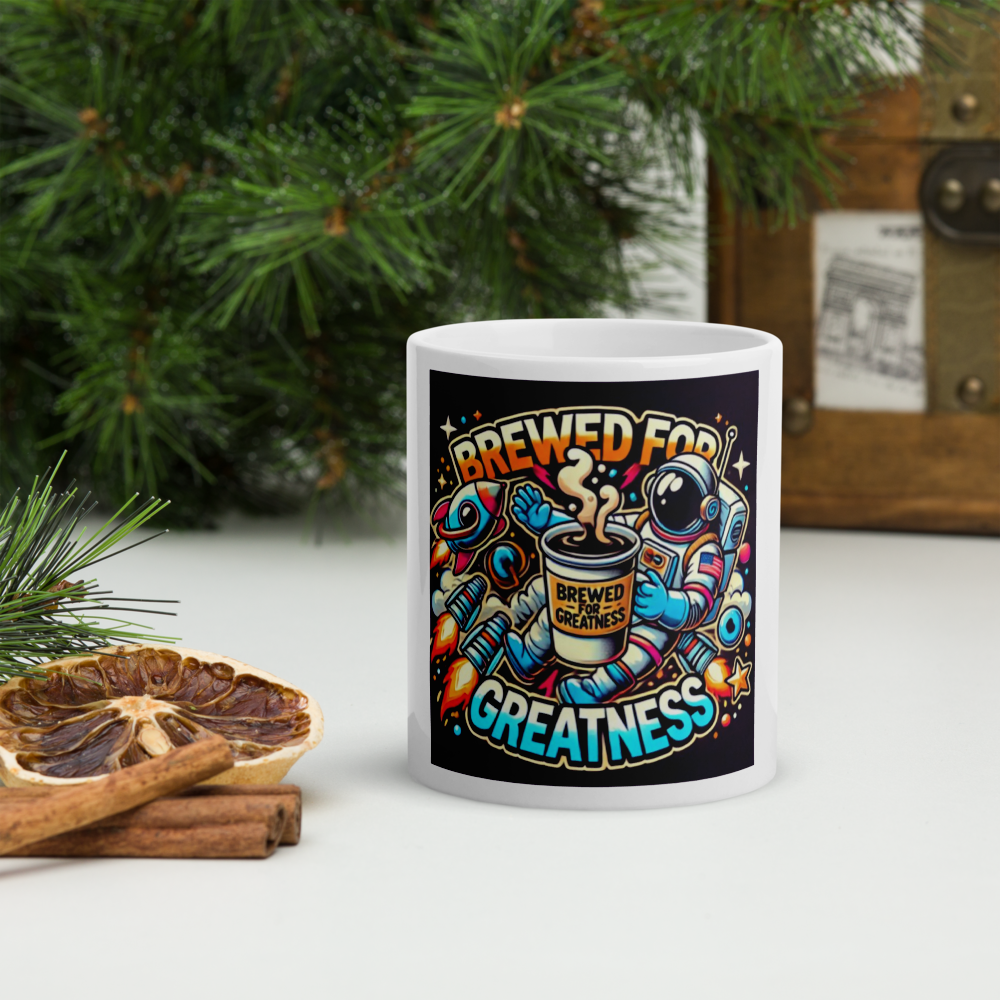 Brewed For Greatness Mug FA'APA GRAPHICS