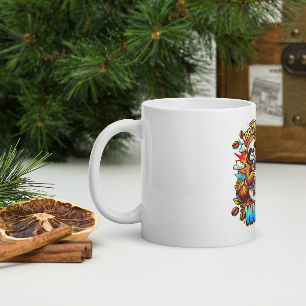Morning Sloth Mug FA'APA GRAPHICS