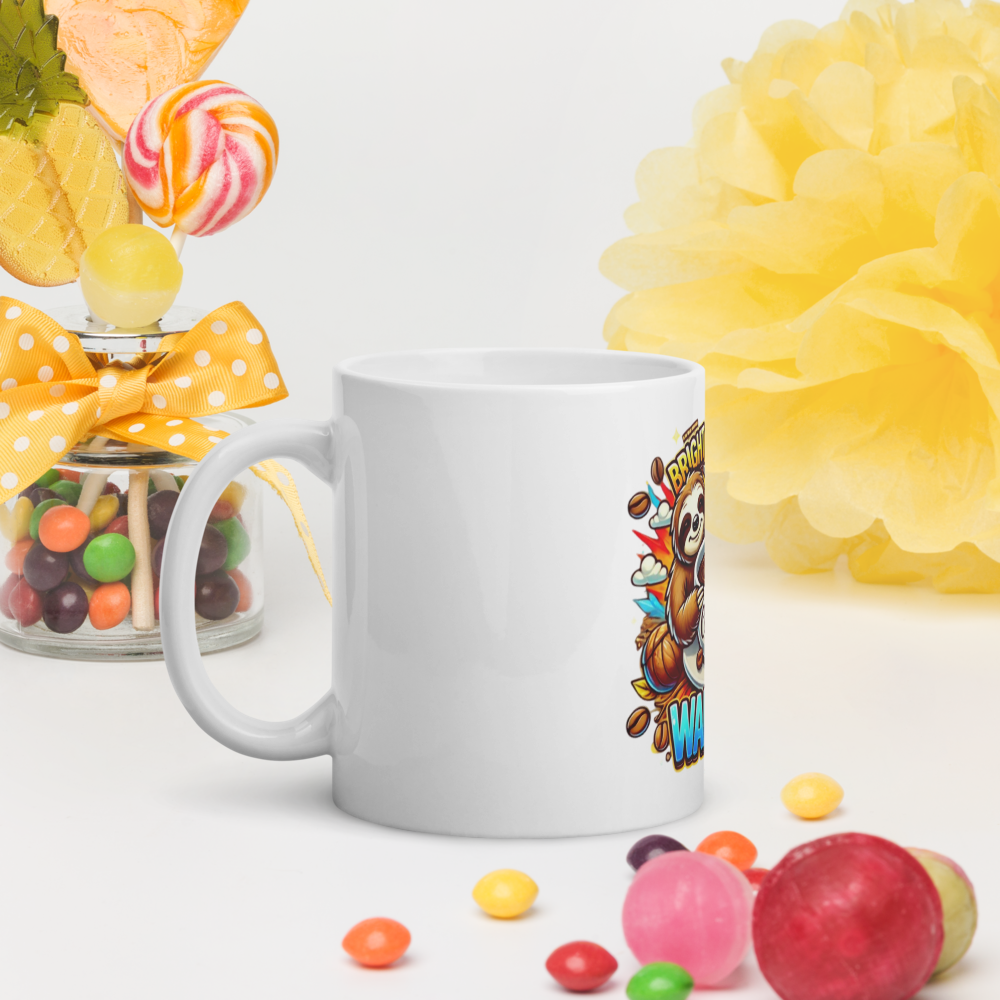 Morning Sloth Mug FA'APA GRAPHICS