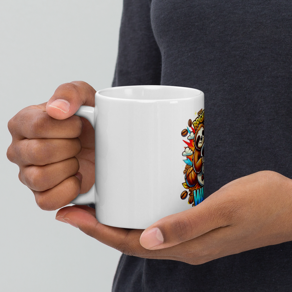 Morning Sloth Mug FA'APA GRAPHICS