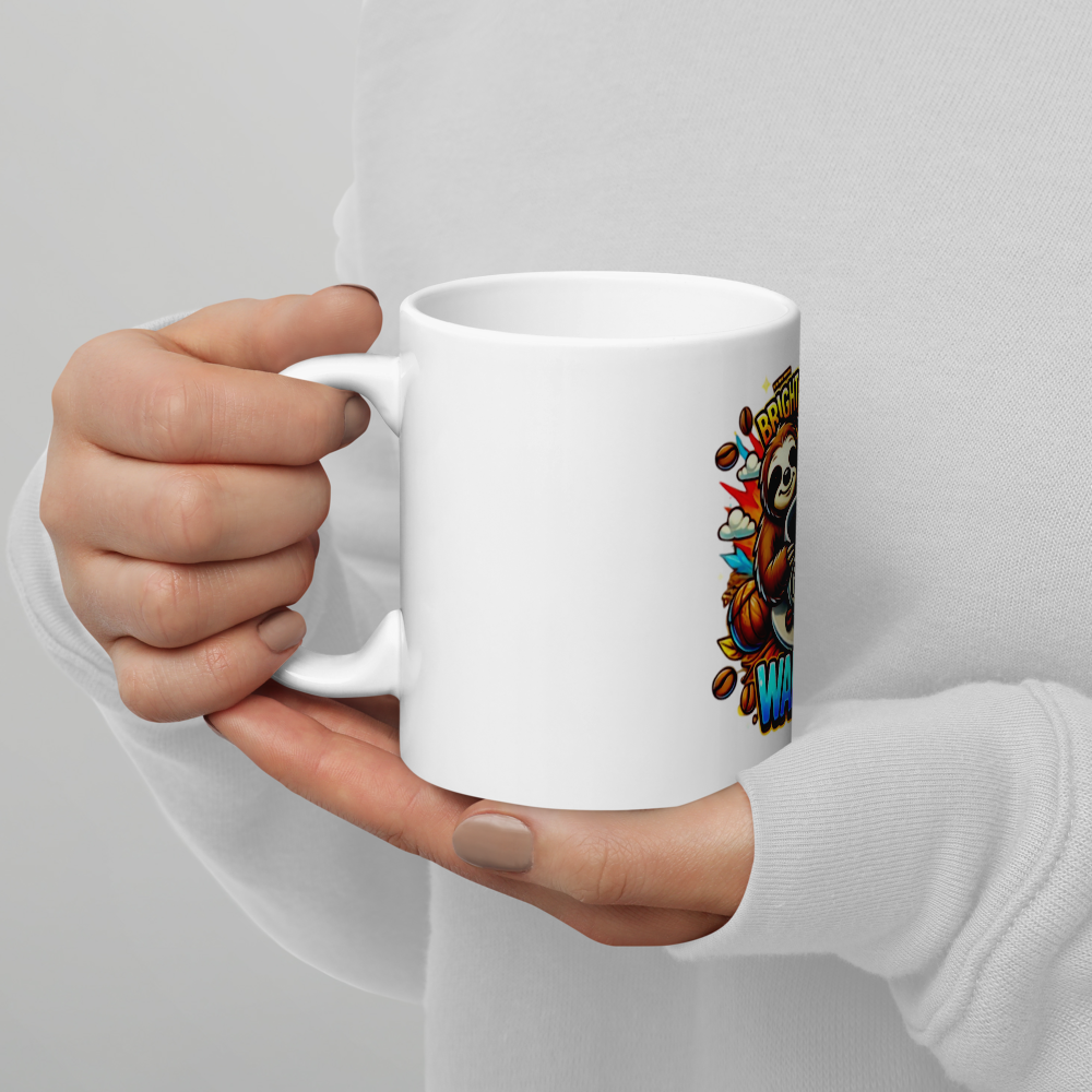 Morning Sloth Mug FA'APA GRAPHICS