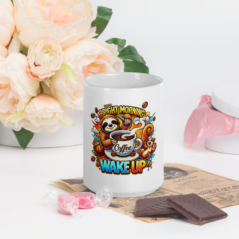 Morning Sloth Mug FA'APA GRAPHICS