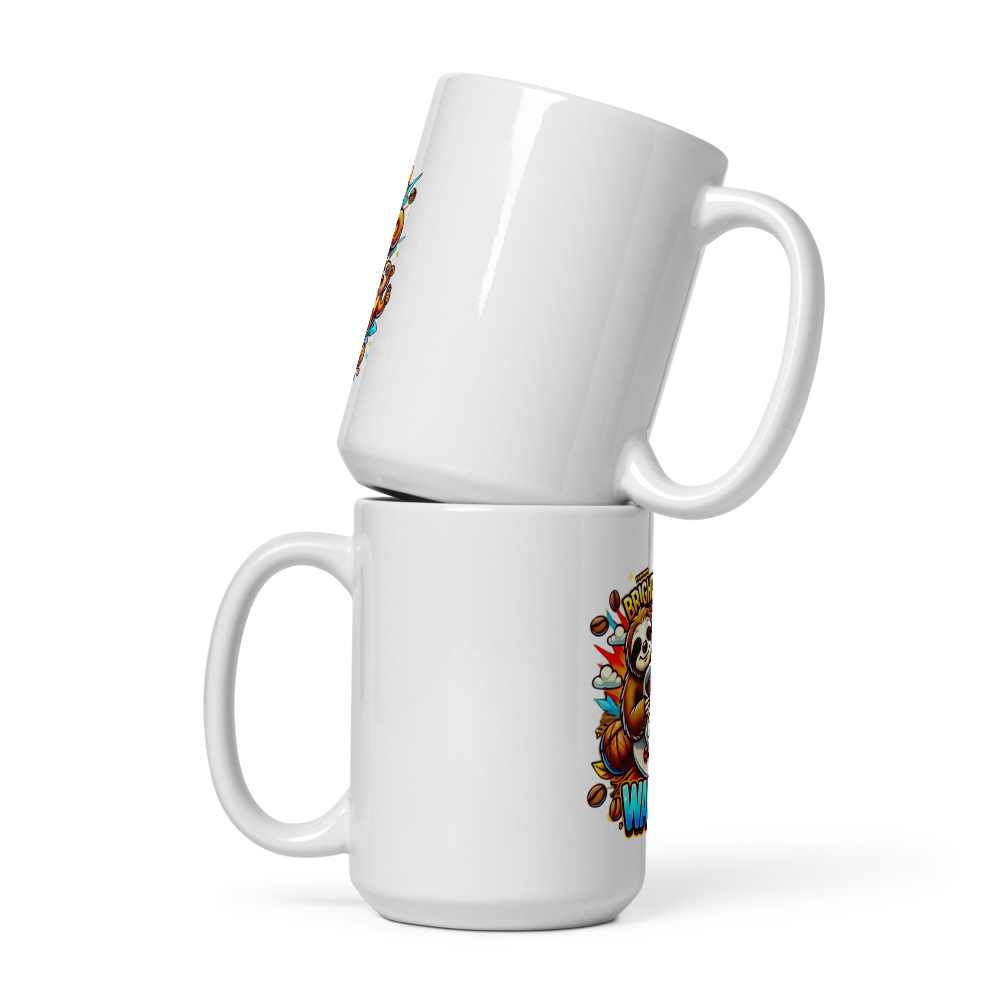 Morning Sloth Mug FA'APA GRAPHICS