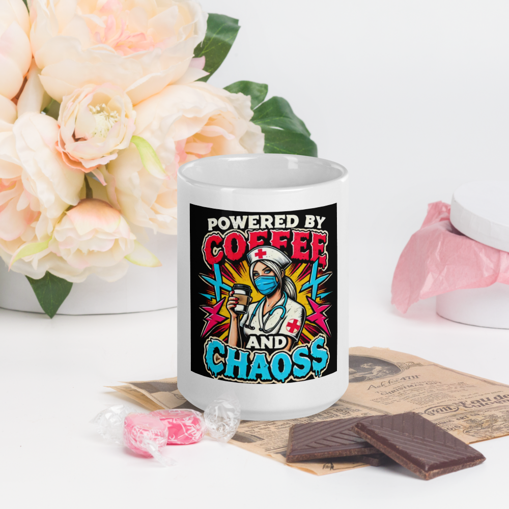 Nurse Coffee Chaos Mug FA'APA GRAPHICS