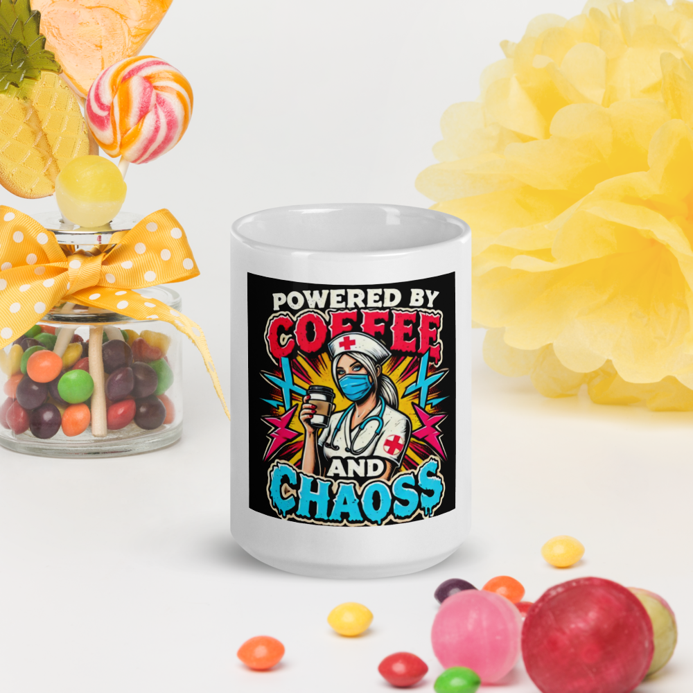 Nurse Coffee Chaos Mug FA'APA GRAPHICS