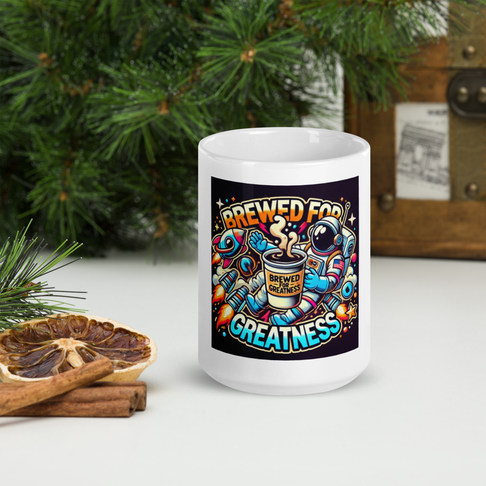 Brewed For Greatness Mug FA'APA GRAPHICS