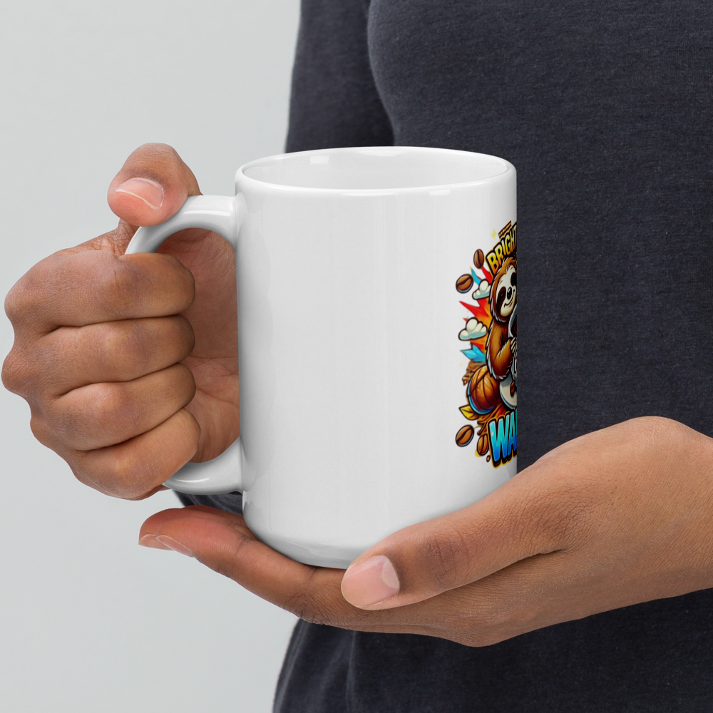 Morning Sloth Mug FA'APA GRAPHICS