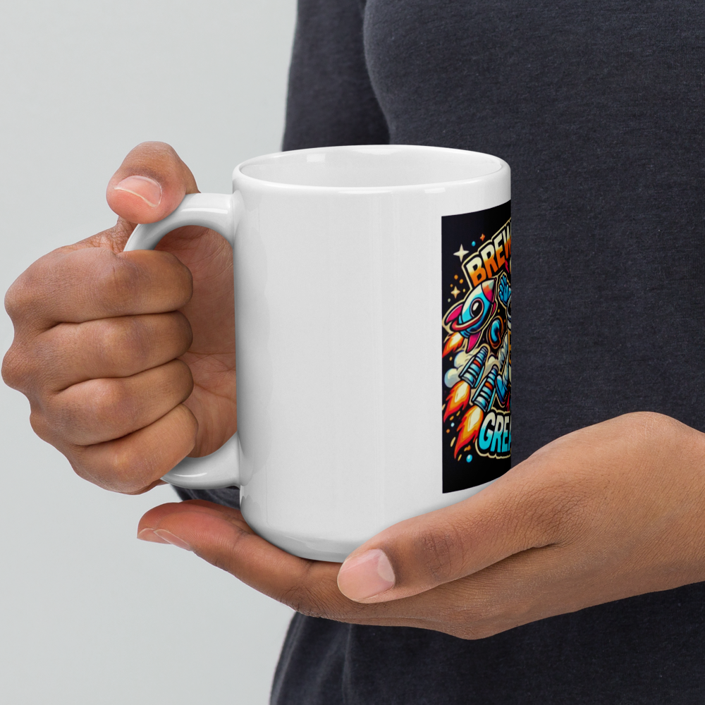 Brewed For Greatness Mug FA'APA GRAPHICS