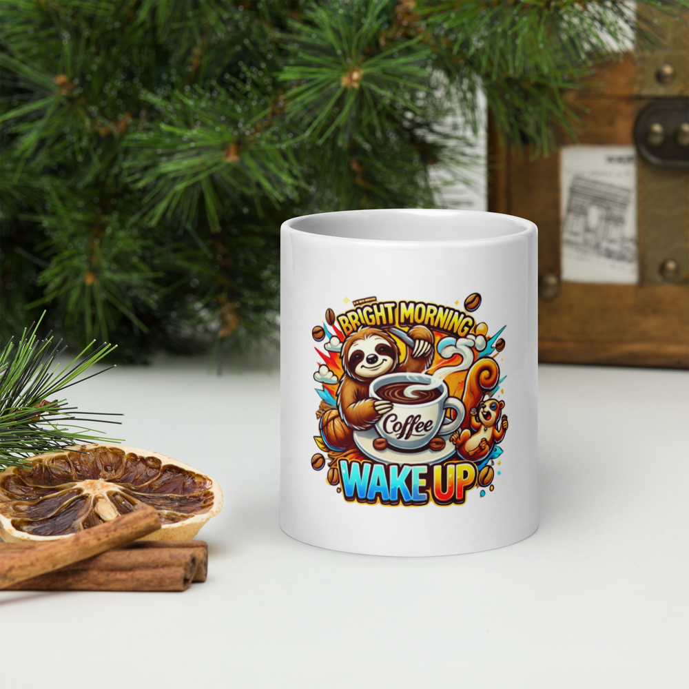 Morning Sloth Mug FA'APA GRAPHICS