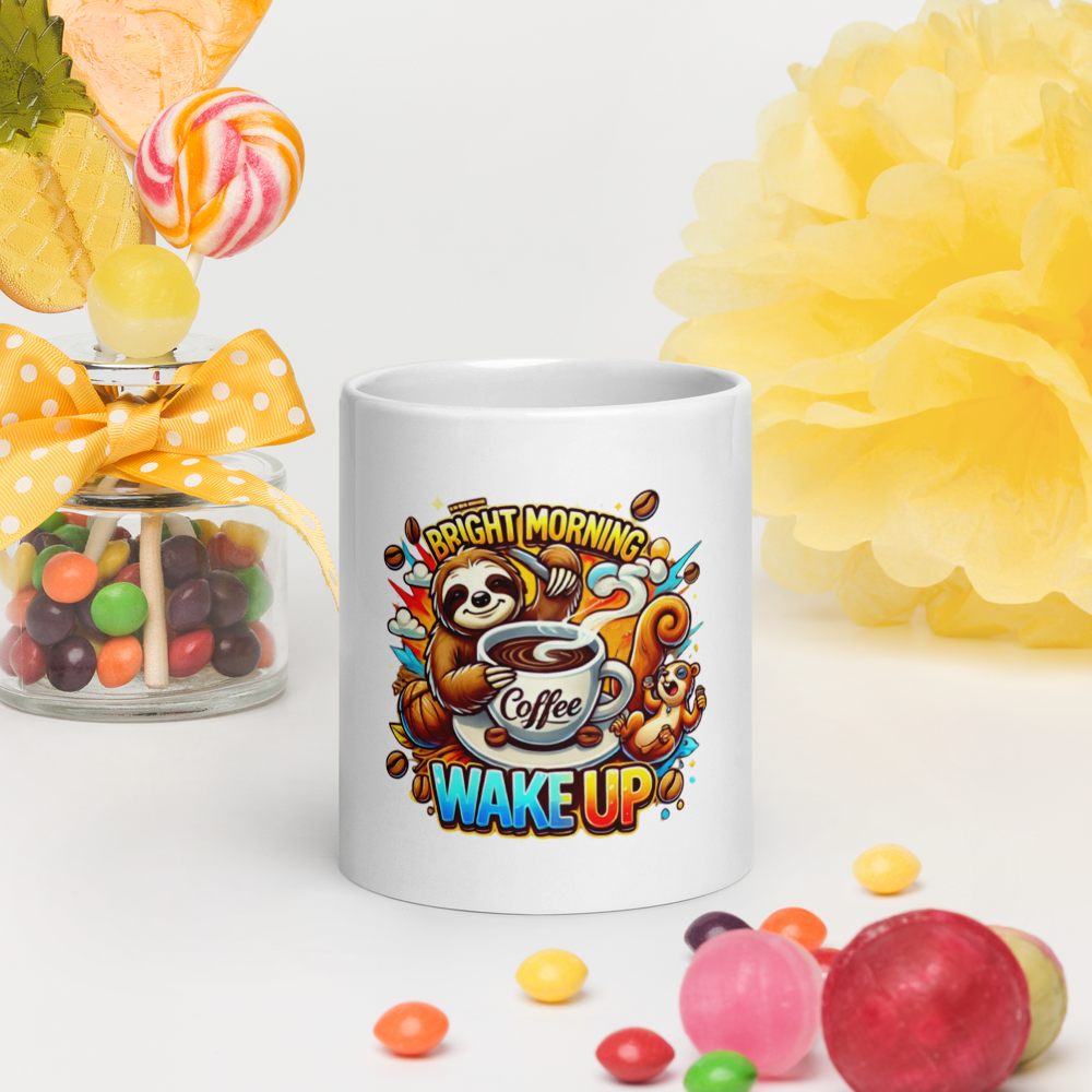 Morning Sloth Mug FA'APA GRAPHICS