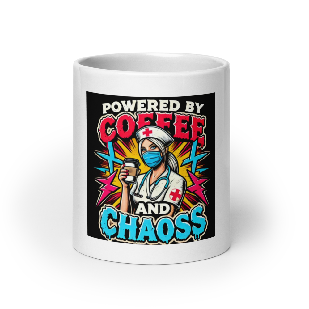 Nurse Coffee Chaos Mug FA'APA GRAPHICS