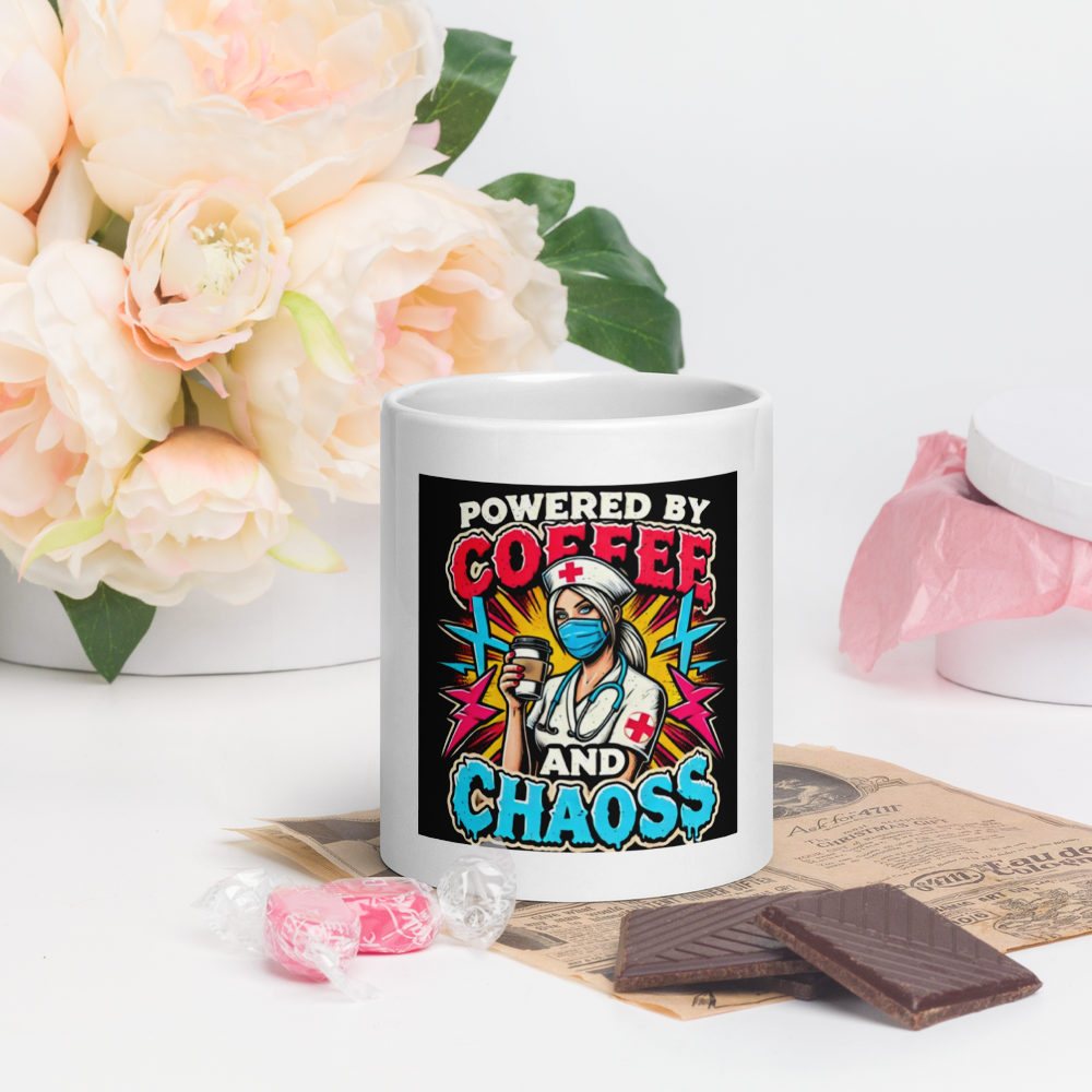 Nurse Coffee Chaos Mug FA'APA GRAPHICS